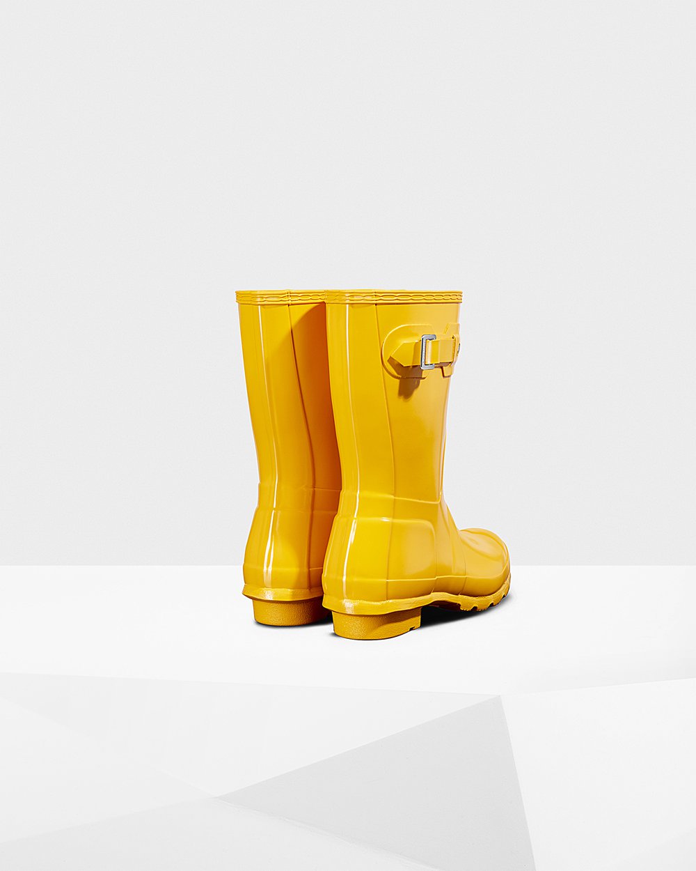 Botas De Cortas Hunter Mujer Original Gloss - Amarillo - Argentina 2879SUICX